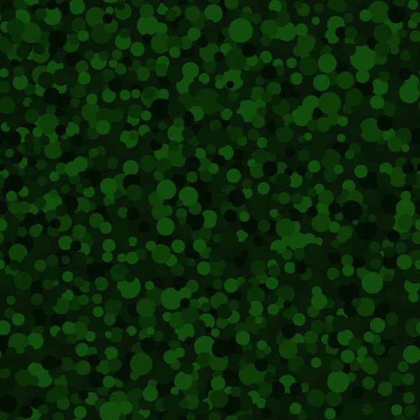 Темно-зелений безшовний візерунок. Векторний абстрактний фон зі зморшками конфетті — стоковий вектор