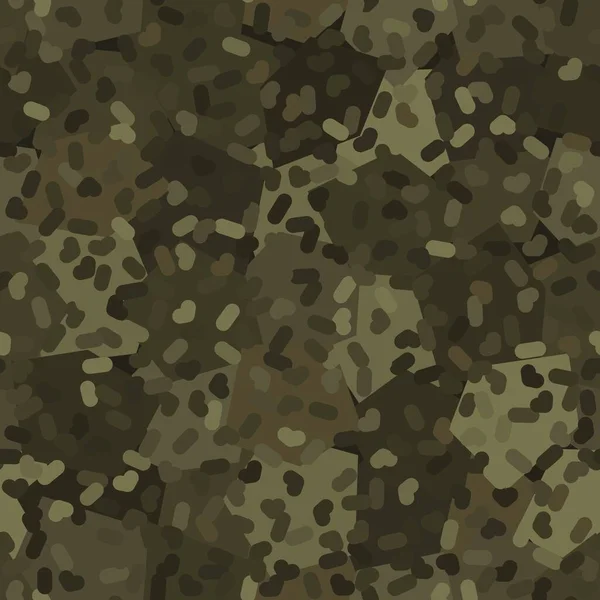 Fundo de padrão de camuflagem. Estilo de roupa clássica mascaramento camo repetição imprimir — Vetor de Stock