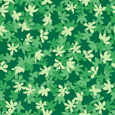 Yeşil kamuflaj desenli arka plan kusursuz vektör çizimi