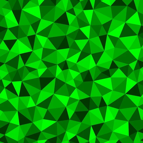 Fondo verde esmeralda multicolor abstracto. Diseño poligonal vectorial — Vector de stock