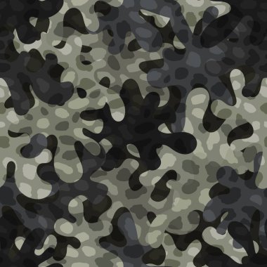 Ormanlık kamuflaj desenli arka plan kusursuz vektör çizimi