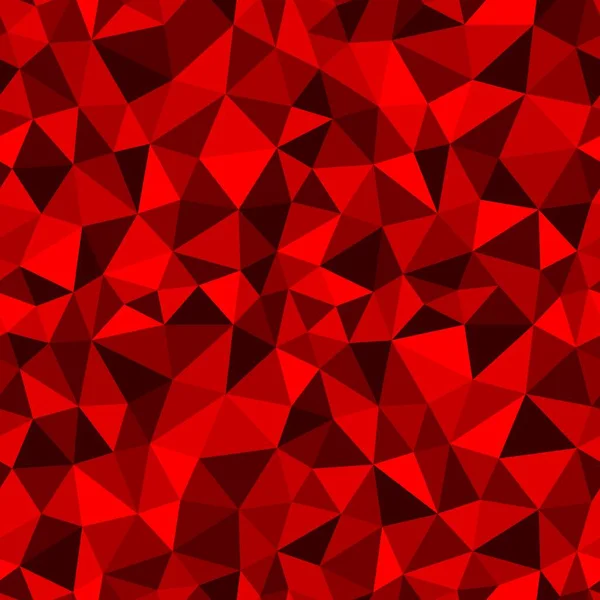 Fondo rojo rubí multicolor abstracto. Diseño poligonal vectorial — Vector de stock