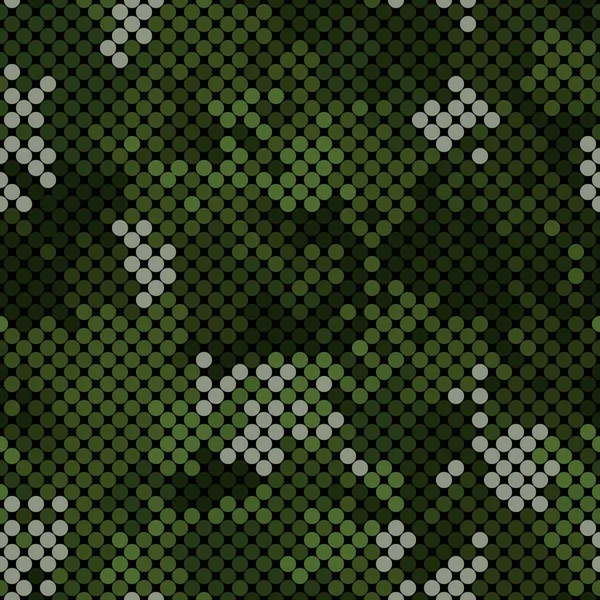 Textura militar camuflaje patrón sin costuras. Ilustración abstracta vector ejército — Archivo Imágenes Vectoriales