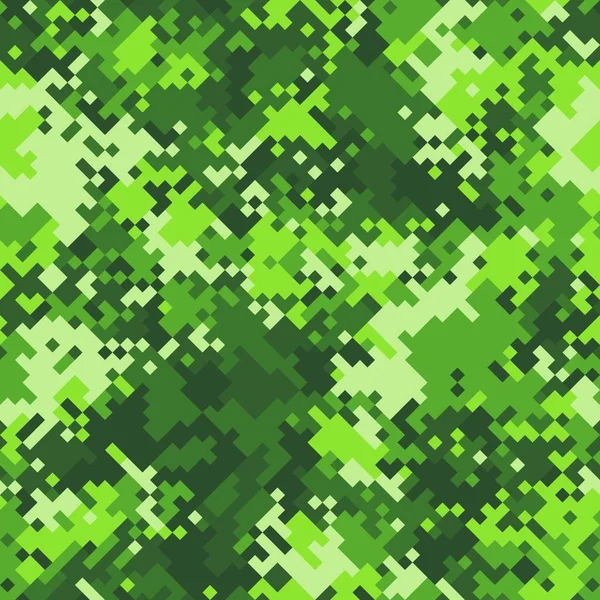 Verde lodo meio tons pixel nuvens sem costura padrão vetor fundo textura — Vetor de Stock