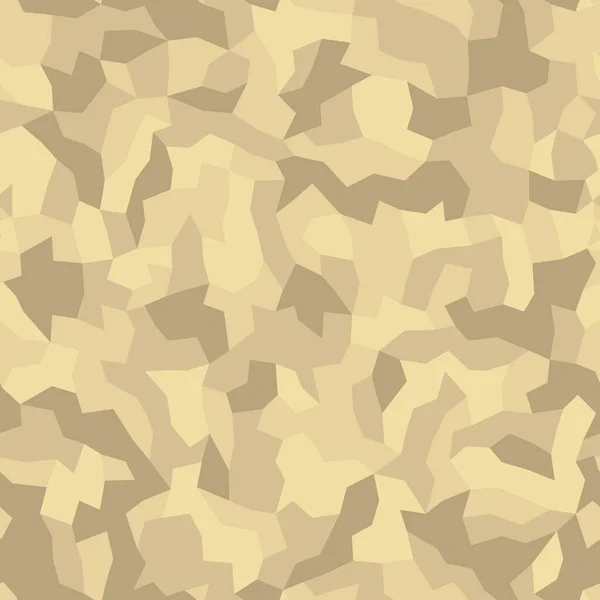 Woestijncamouflage van verschillende tinten grijs, beige en gele kleuren — Stockvector