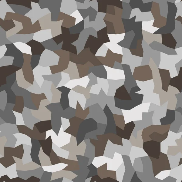 Textur digitales geoemtrisches polygonales Camouflage nahtloses Muster — Stockvektor