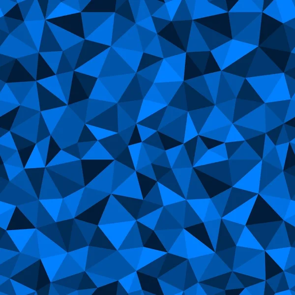 Fondo azul zafiro multicolor abstracto. Diseño poligonal vectorial — Vector de stock
