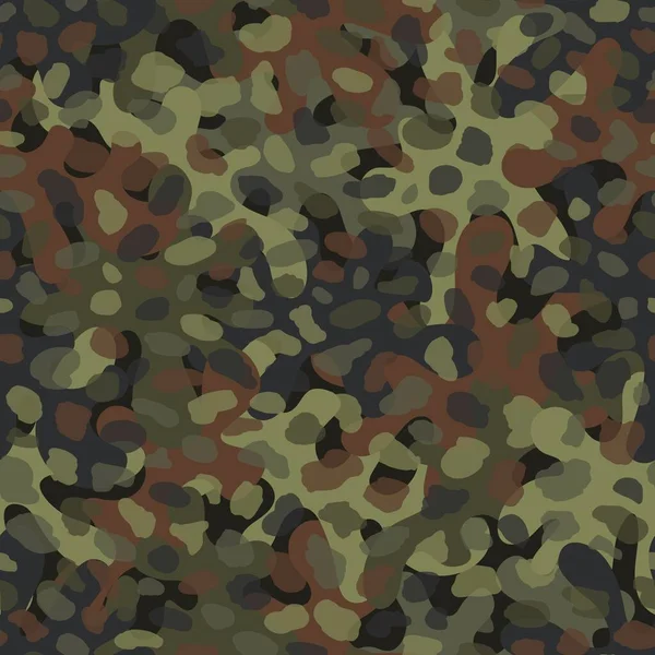 Textura padrão sem costura camuflagem militar. Exército e textura de caça — Vetor de Stock