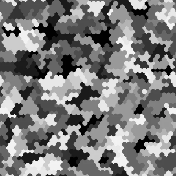 Modèle de miel sans couture monochrome avec demi-ton rempli de cellules hexagonales style linéaire — Image vectorielle
