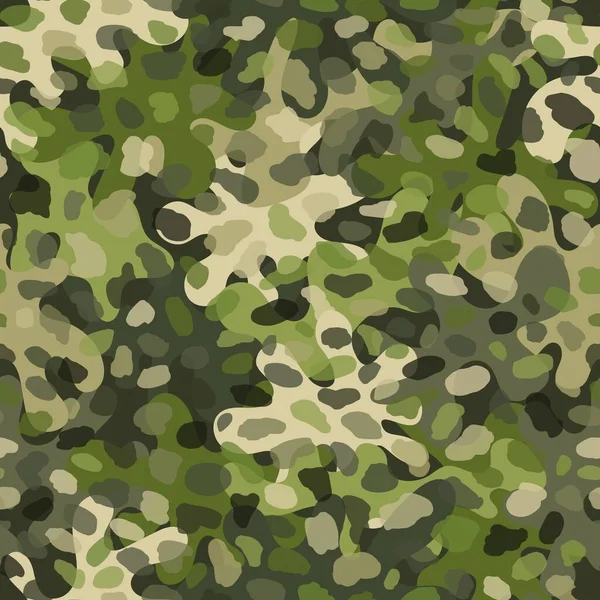 Texture camouflage militaire motif sans couture. Texture armée et chasse — Image vectorielle