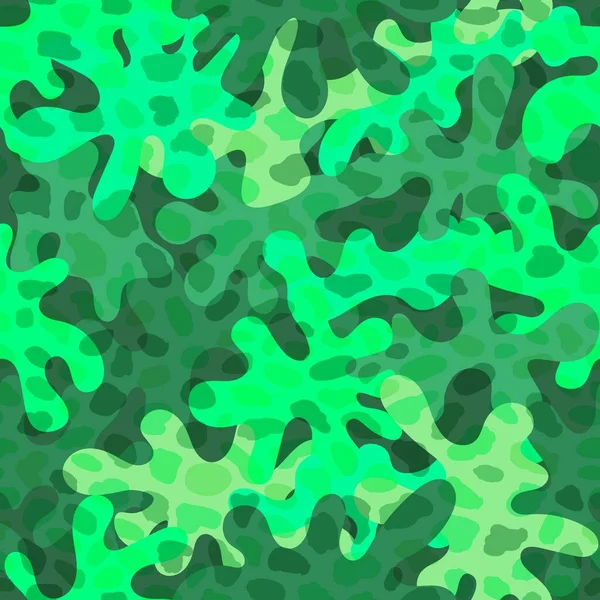 Texture camouflage militaire motif sans couture. Texture armée et chasse — Image vectorielle