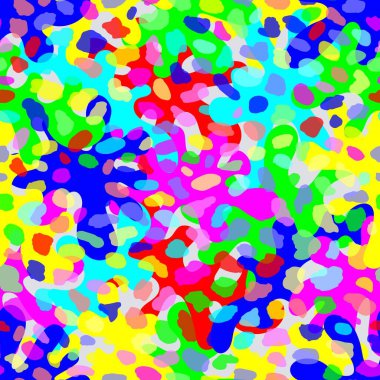 Soyut sanat grunge 'u kusursuz desenli, renkli boya lekeli..