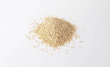 Buğday taneleri. Üstten görünüm.