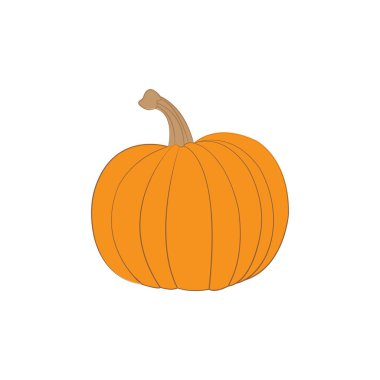 Cadılar Bayramı Balkabağı vektör çizim