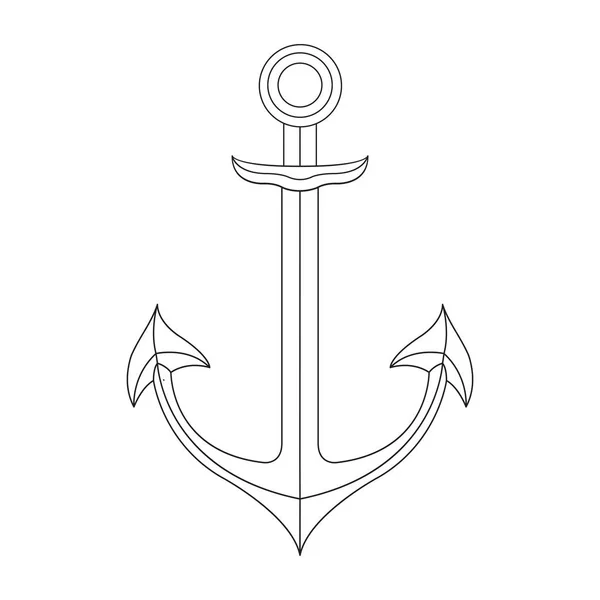 Ikonu Ukotvení Pro Námořní Obraz — Stockový vektor