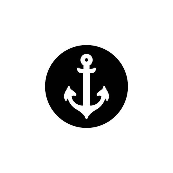 stock vector Anchor icon for nautical visuals