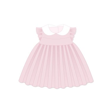 Bebek elbise vektör simgesi