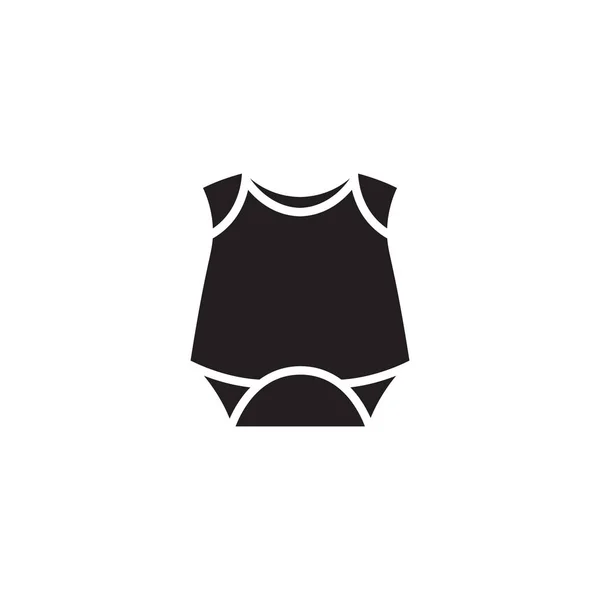 Baby Kleid Vektor Symbol — Stockvektor