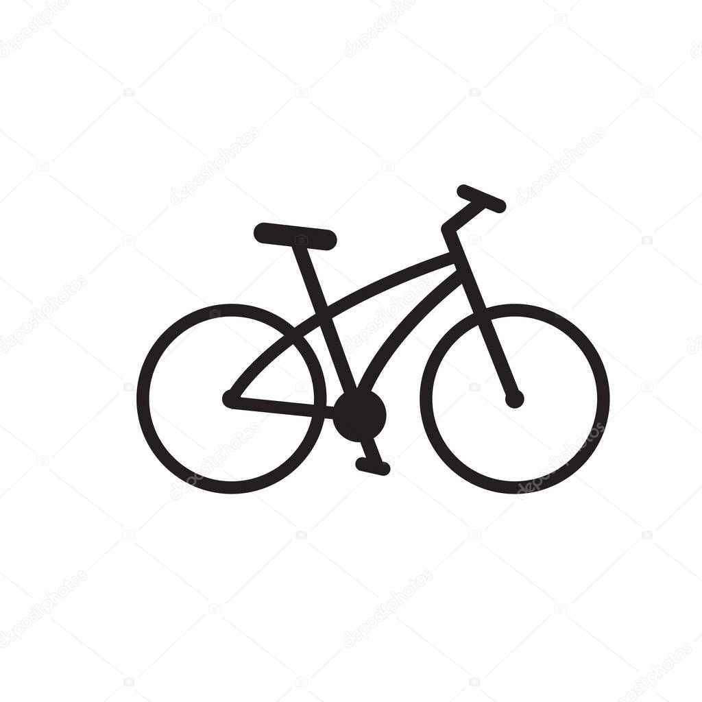 Bicycle icon vector design