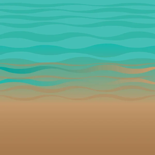 Морской Пляжный Фон — стоковый вектор