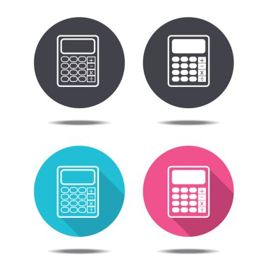 simge vektör tasarım hesap makinesi