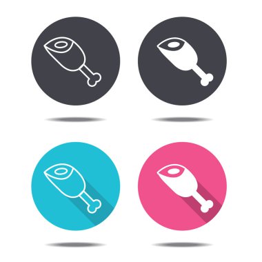 simgesi tasarım tavuk baget