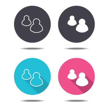 İnsanlar bağlanmak simgesi tasarım