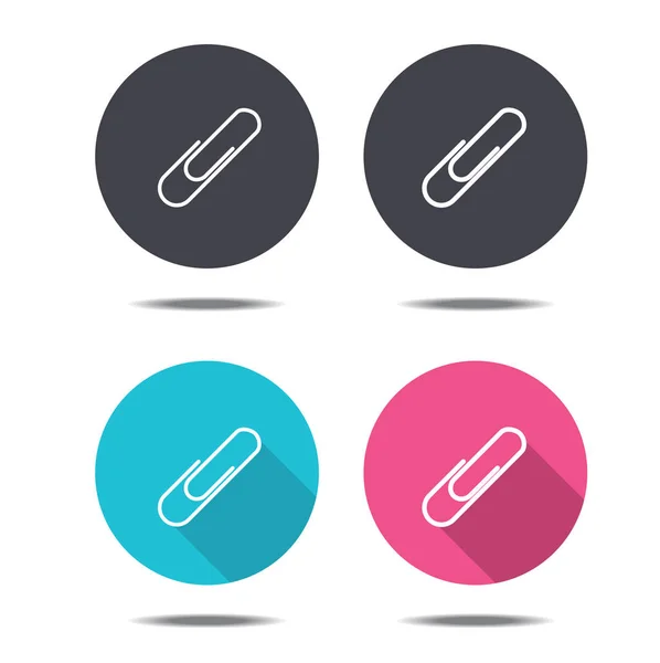 Icon Design Clip Reliure — Image vectorielle