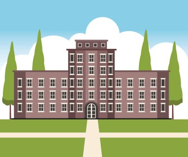 vektör tasarım bina Üniversitesi