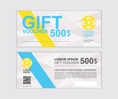 hediye çeki vektör tasarım şablonu seti N