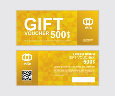 hediye çeki vektör tasarım şablonu set P