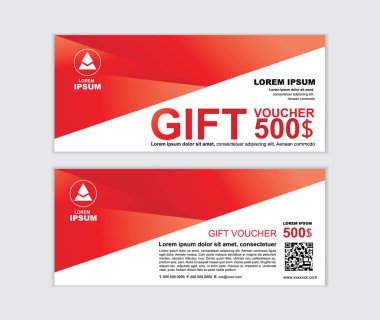 hediye çeki vektör tasarım şablonu X ayarla