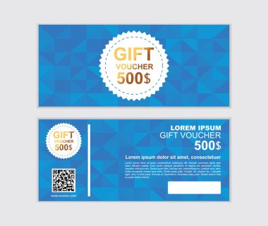 Z hediye çeki vektör tasarım şablonu ayarla