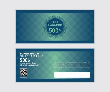 hediye çeki vektör tasarım şablonu 012 ayarla