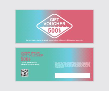 hediye çeki vektör tasarım şablonu Aa ayarla