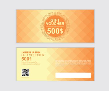 hediye çeki vektör tasarım şablonu Af ayarla