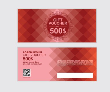 hediye çeki vektör tasarım şablonu Ag ayarla