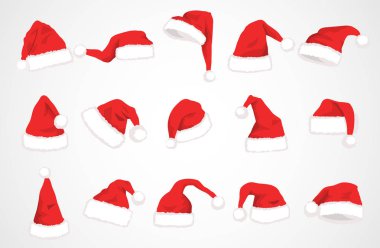 şapka Noel Baba vektör tasarımı