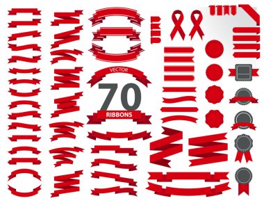 Yetmiş Vintage şerit vektör tasarımı