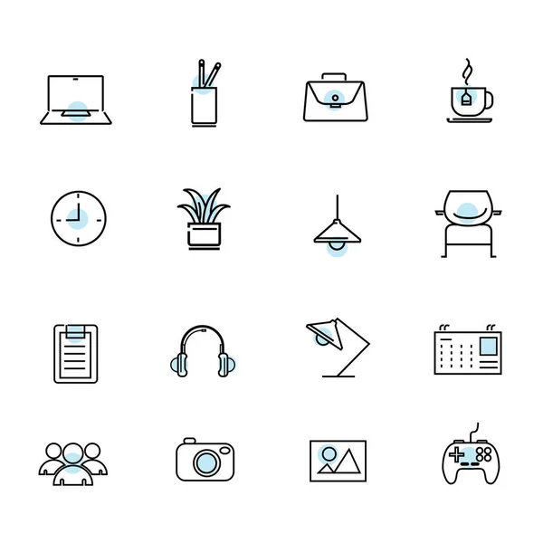 Workspace Icon Vector Design — Stock Vector