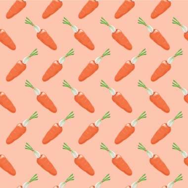 Havuç simgesi şablon tasarımı