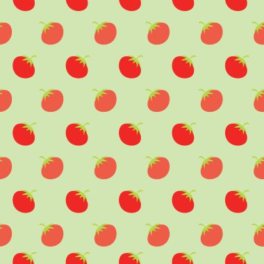 domates ikonu desen vektör tasarımı