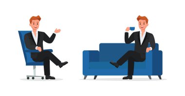 İş adamları 25 numaralı karakter tasarımı