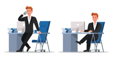 İş adamları 24 numaralı karakter tasarımı