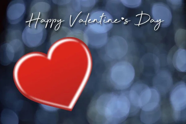 Valentines day card with hearts.Heart shape on blurred bokeh background.Put the text on the heart, suitable for a Valentine\'s Day card.