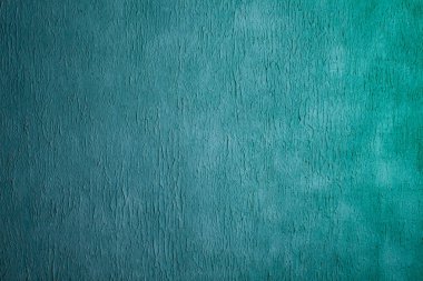 Güzel Soyut Grunge Dekoratif Açık Mavi Cyan Boyalı Stucco Duvar dokusu.