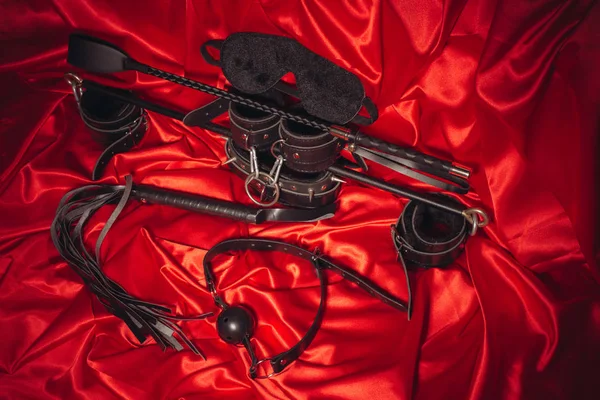 Esaret, garip yetişkin seksi oyunlar, ilginçlik ve Bdsm yaşam tarzı kavramı.