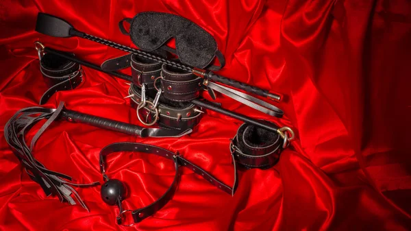 Bondage, perverz felnőtt szexuális játékok, kink és Bdsm életmód fogalma. — Stock Fotó