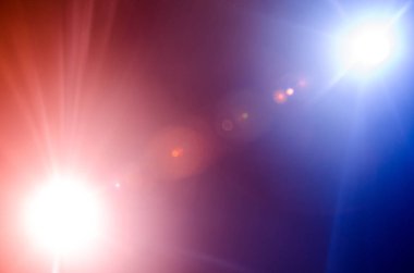 Soyut doğal Far siyah arka planda çift yıldız