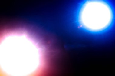 Soyut doğal Far siyah arka planda çift yıldız